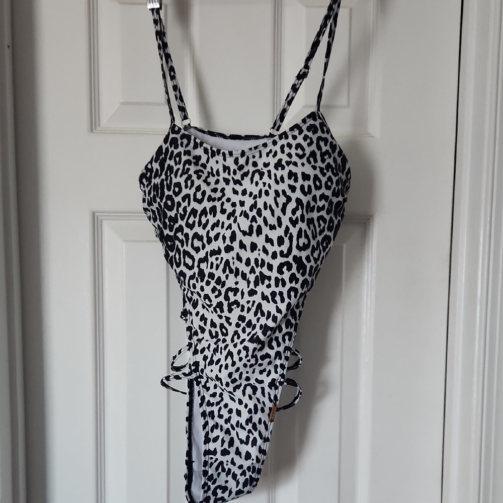 Leopard Print  One Piece Swimsuit